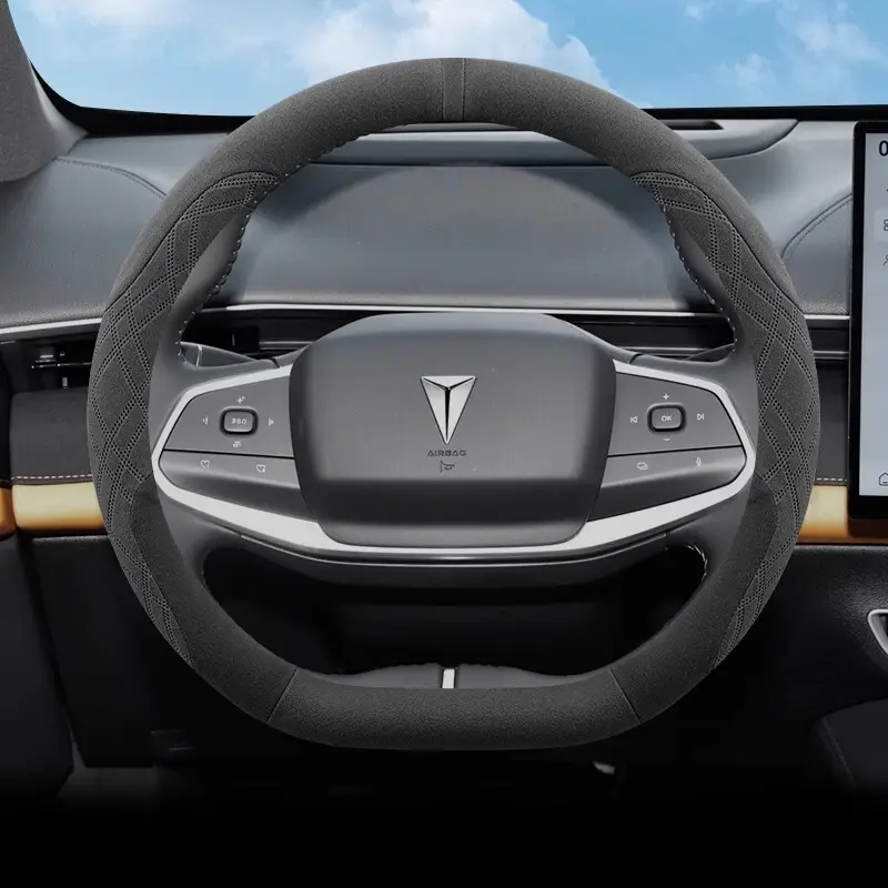 Suede Steering Wheel Cover for Dark Blue S07 S05 S09 L07 S03 G318 S - Image 5