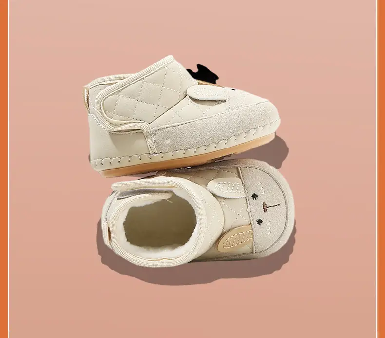 Baby Snow Boots 6-12M Cotton Fleece Lined Warm Winter — feature 24