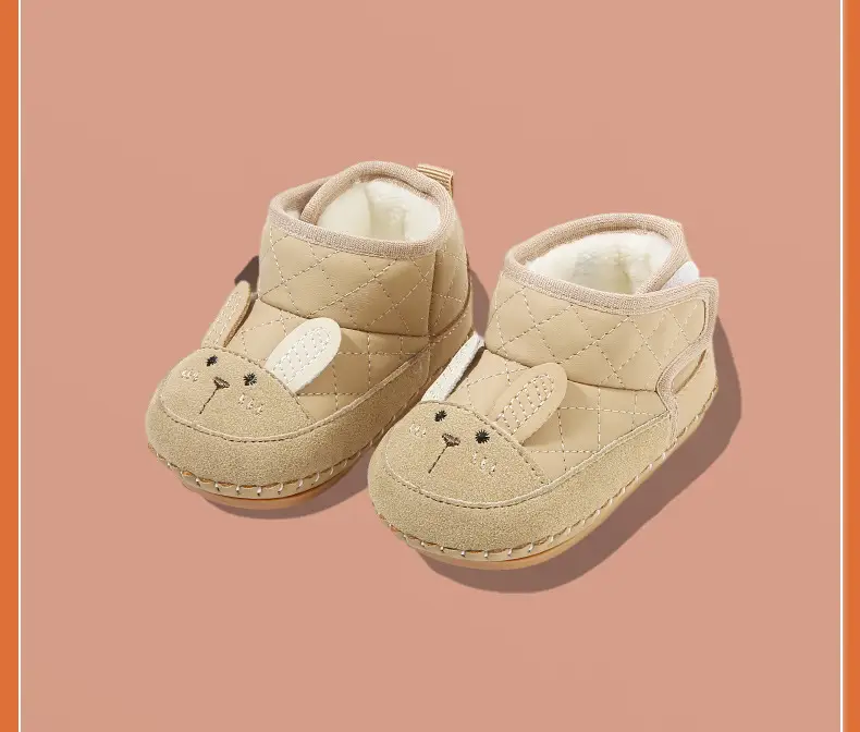 Baby Snow Boots 6-12M Cotton Fleece Lined Warm Winter — feature 26