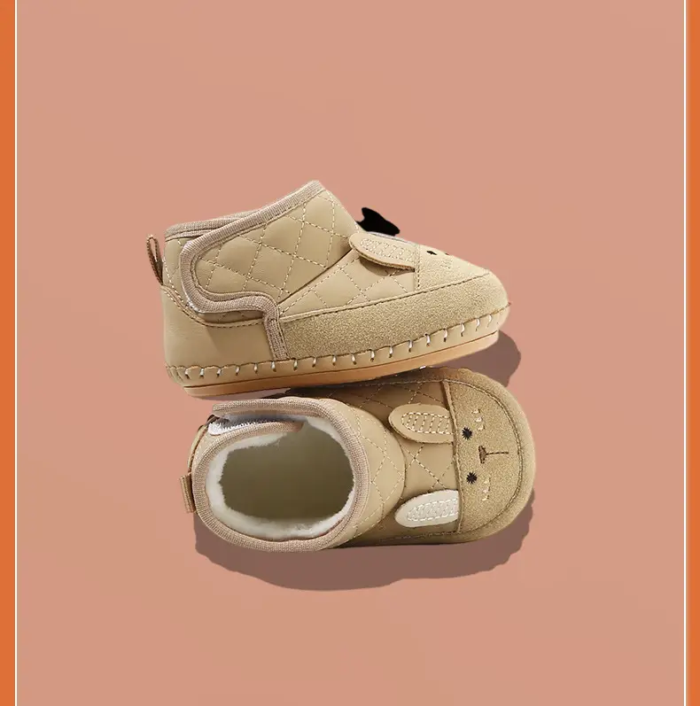 Baby Snow Boots 6-12M Cotton Fleece Lined Warm Winter — feature 27