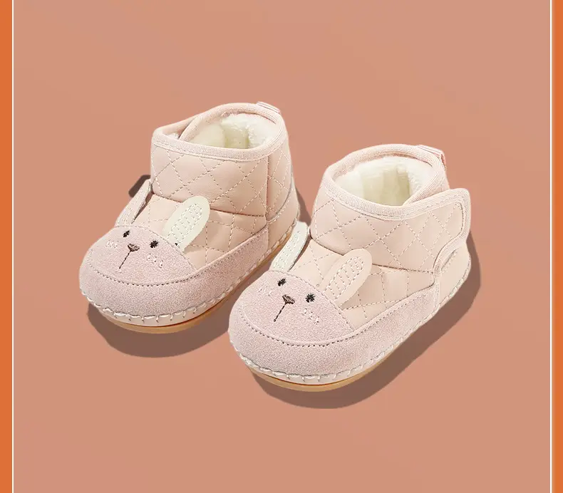 Baby Snow Boots 6-12M Cotton Fleece Lined Warm Winter — feature 29