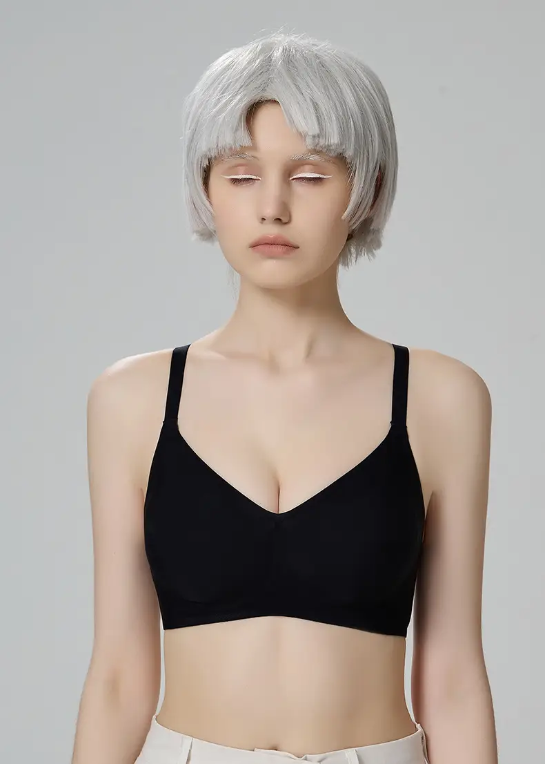 Hot Special Price Summer Seamless Nude Underwear Women's Jelly Soft Support Adjustable Wire-Free Super Soft Thin Bra — feature 18