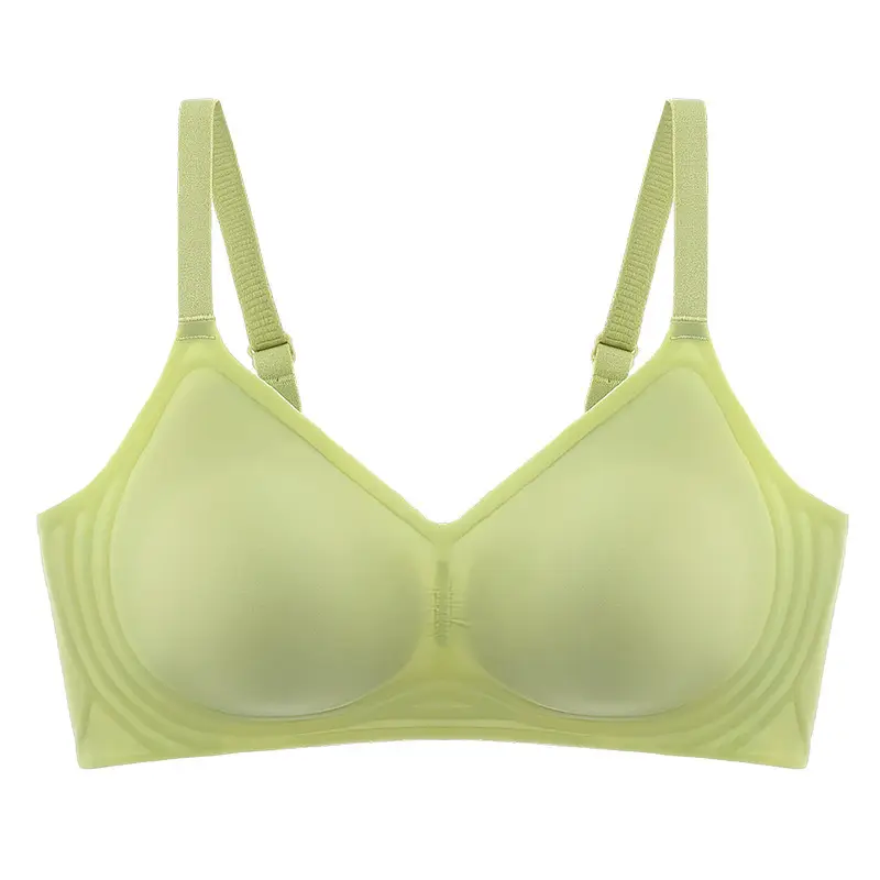 Hot Special Price Summer Seamless Nude Underwear Women's Jelly Soft Support Adjustable Wire-Free Super Soft Thin Bra