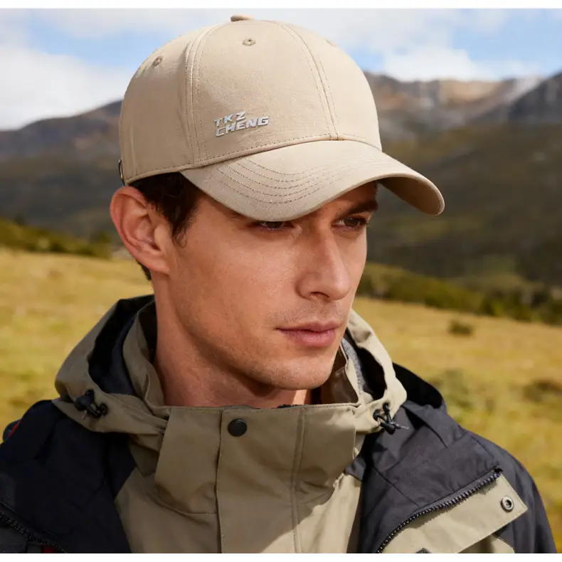 Men's Brown XING CHENG Baseball Cap — feature 15
