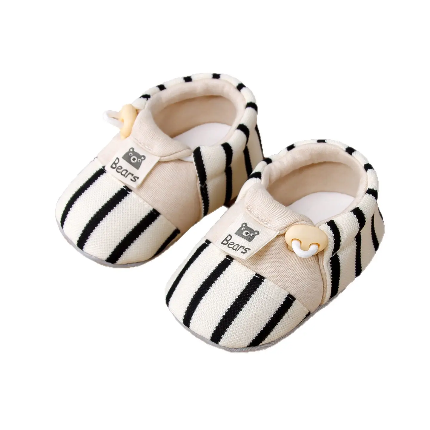 Jingqi Baby Slip-On Shoes for 0-6 Months Non-Slip