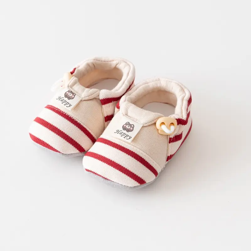 Jingqi Baby Slip-On Shoes for 0-6 Months Non-Slip