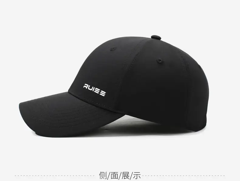 Men's Grey Baseball Cap Outdoor Sun Hat Quick Dry — feature 10