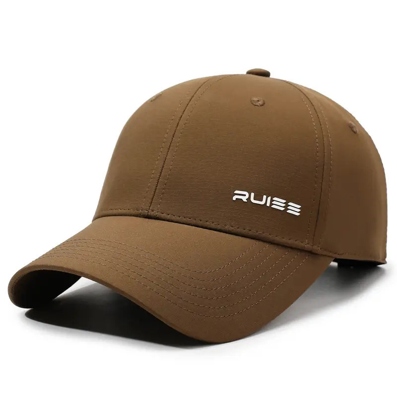 Men's Grey Baseball Cap Outdoor Sun Hat Quick Dry - Image 5