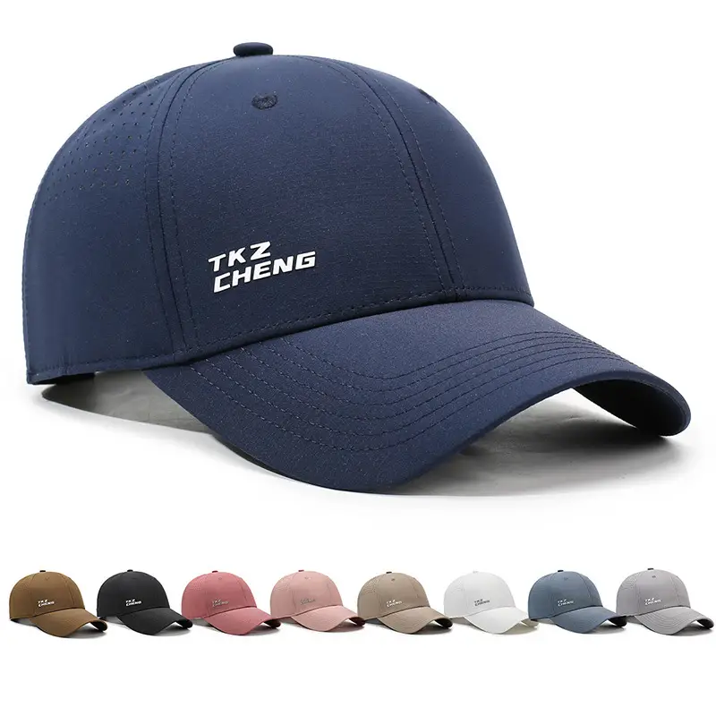 Men's Grey Mesh Baseball Cap THE CHENG Logo - Image 11