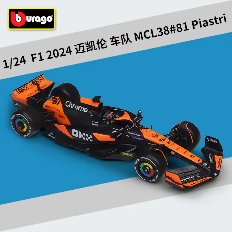 W15E Racing Car 1:24 2024 F1 Mercedes Black Red Bull - Image 19