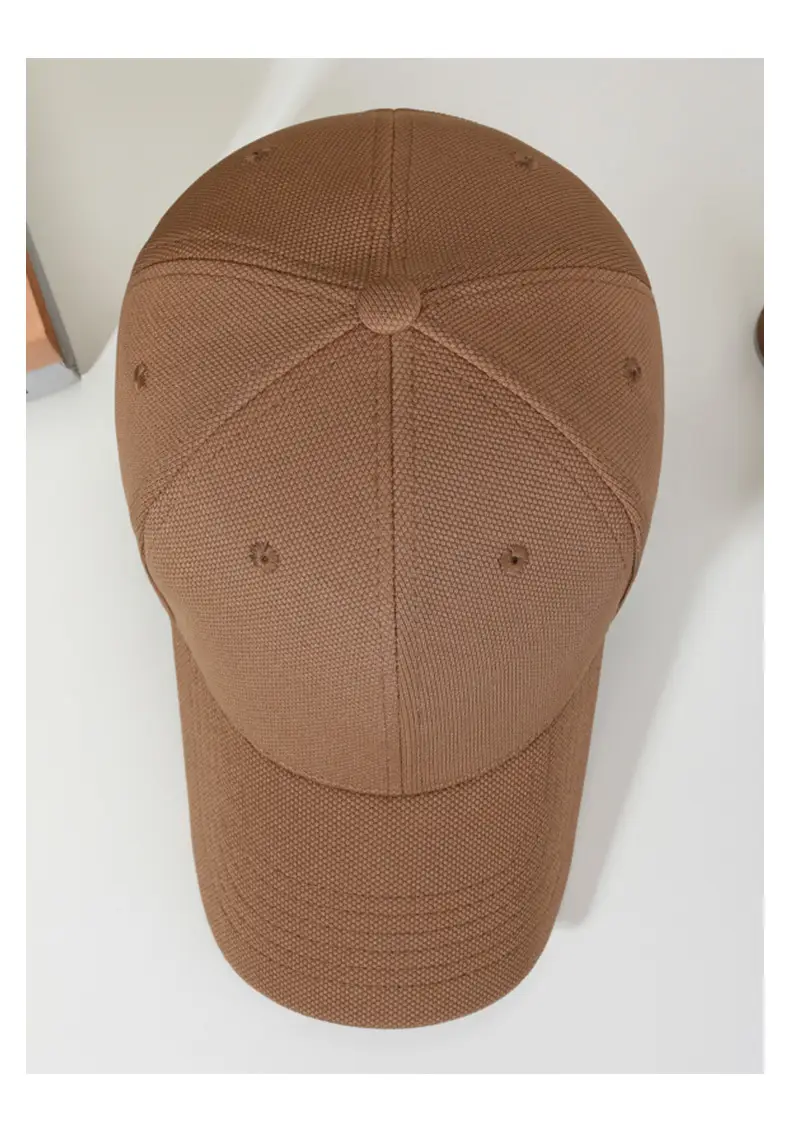Men's 2025 Baseball Cap Oversized Brown Duckbill Style — feature 10