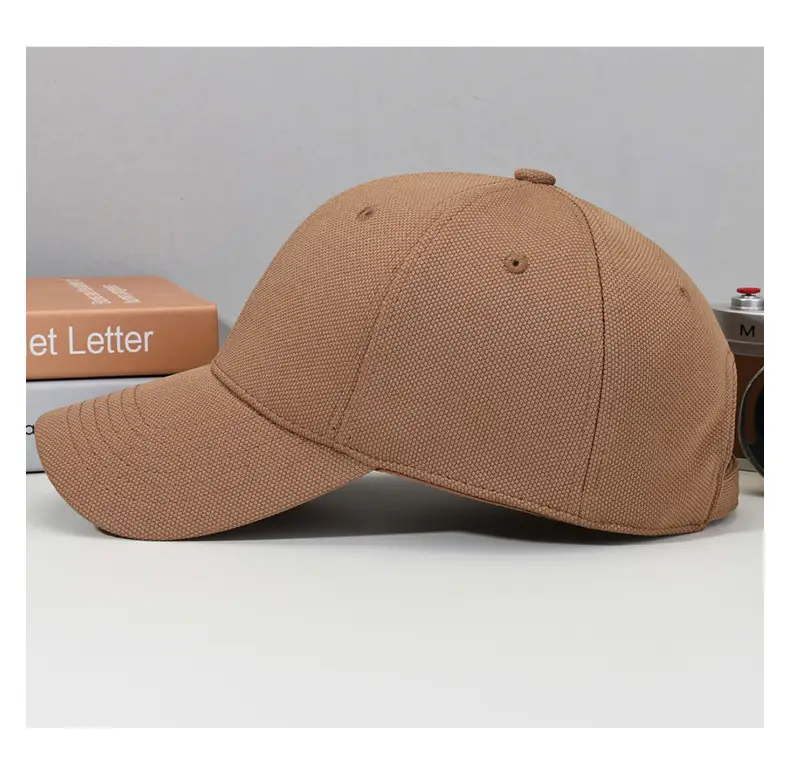 Men's 2025 Baseball Cap Oversized Brown Duckbill Style — feature 8