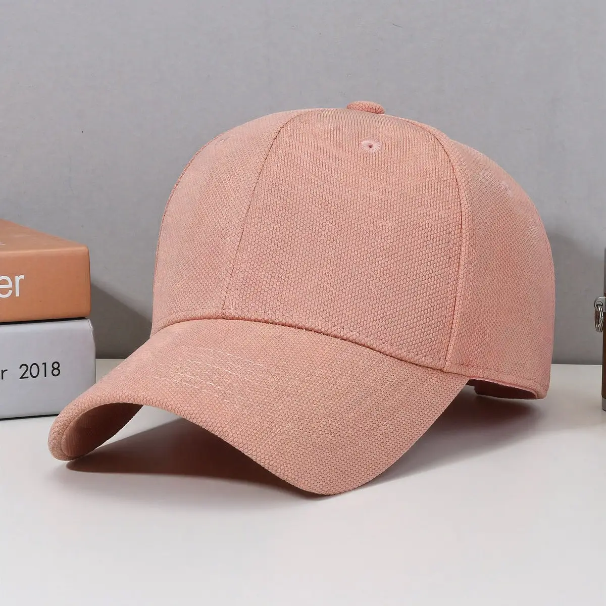 Men's 2025 Baseball Cap Oversized Brown Duckbill Style - Image 3