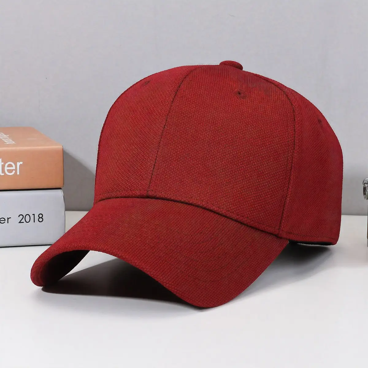 Men's 2025 Baseball Cap Oversized Brown Duckbill Style - Image 6