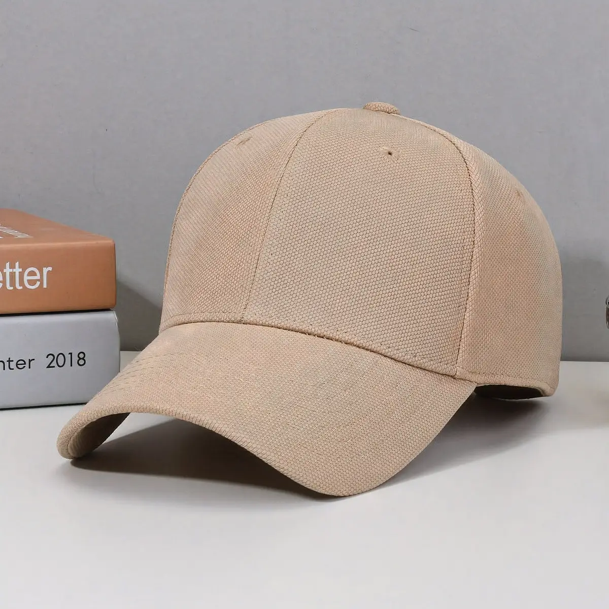 Men's 2025 Baseball Cap Oversized Brown Duckbill Style - Image 9