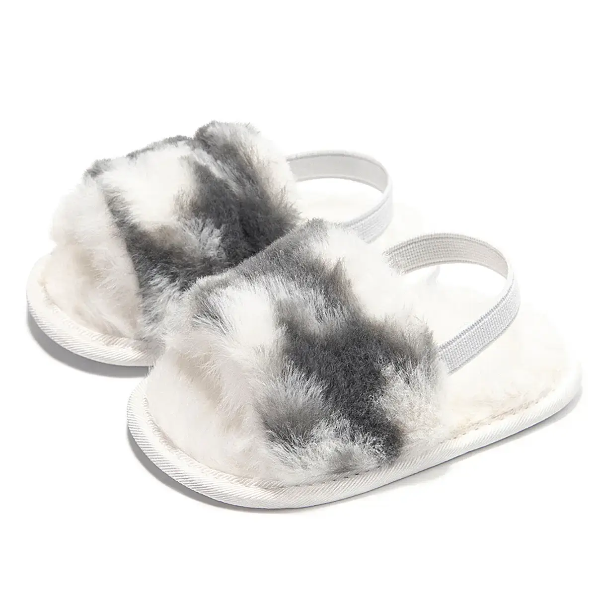 Baby Slippers Cartoon Non-Slip Plush 0-1Yr