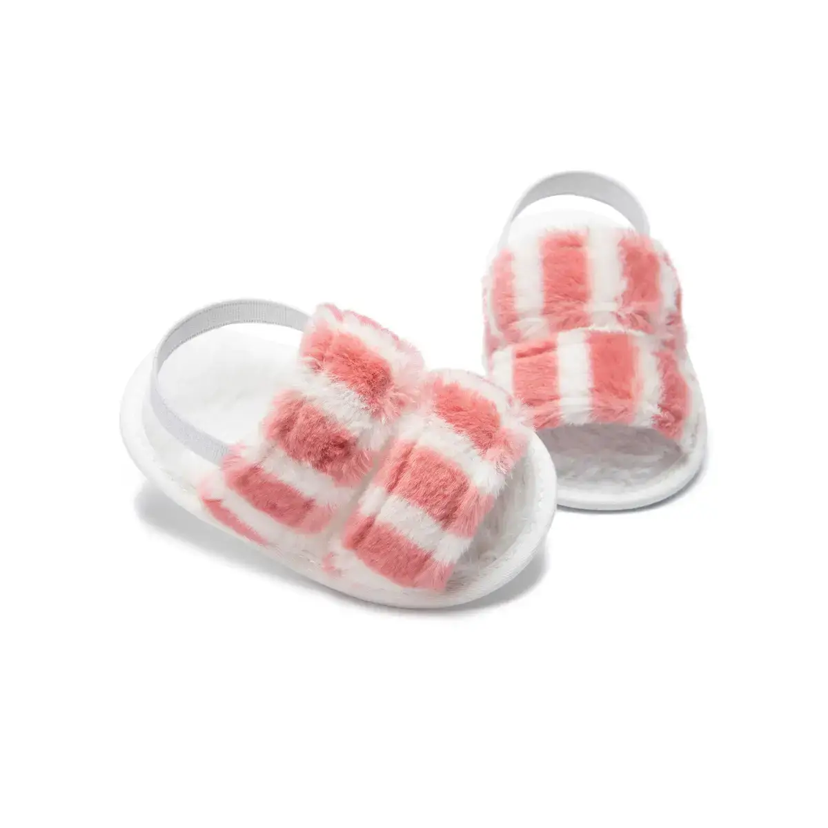 Baby Slippers Cartoon Non-Slip Plush 0-1Yr