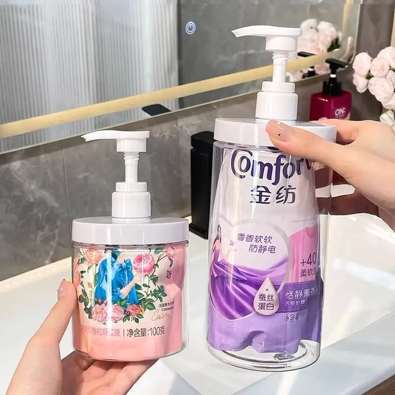 Purple Washing Liquid Dispenser Bottle for Home & Travel - Image 4