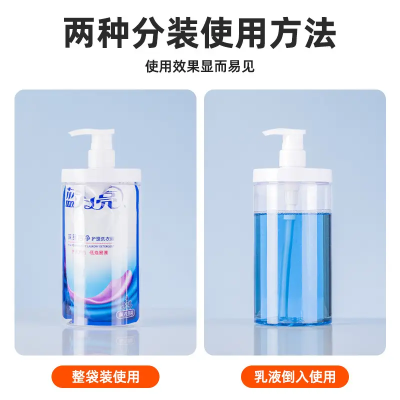 Purple Washing Liquid Dispenser Bottle for Home & Travel - Image 5