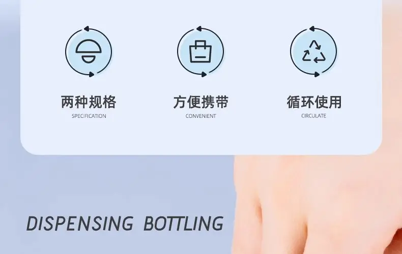 Purple Washing Liquid Dispenser Bottle for Home & Travel — feature 5