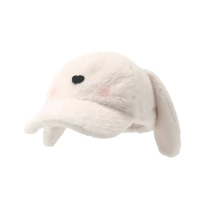 Gulu Soft White Rabbit Ears Hat for Girls - Image 7
