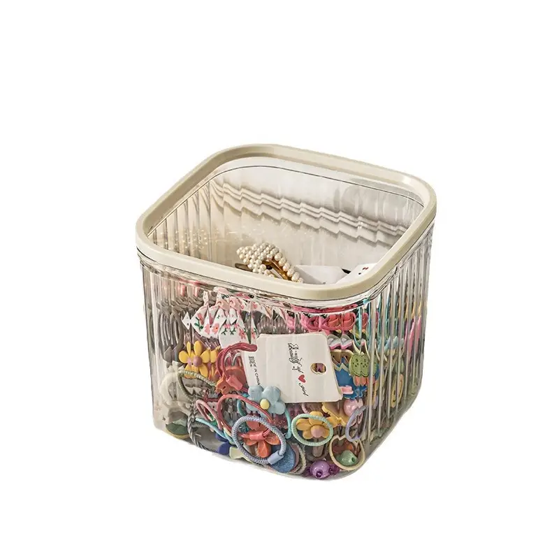 Children's Hair Accessories Storage Box Little Girl's Hair Rope Rubber Band Jewelry Box Hairpin Hairpin Headwear Large Capacity Jewelry Box