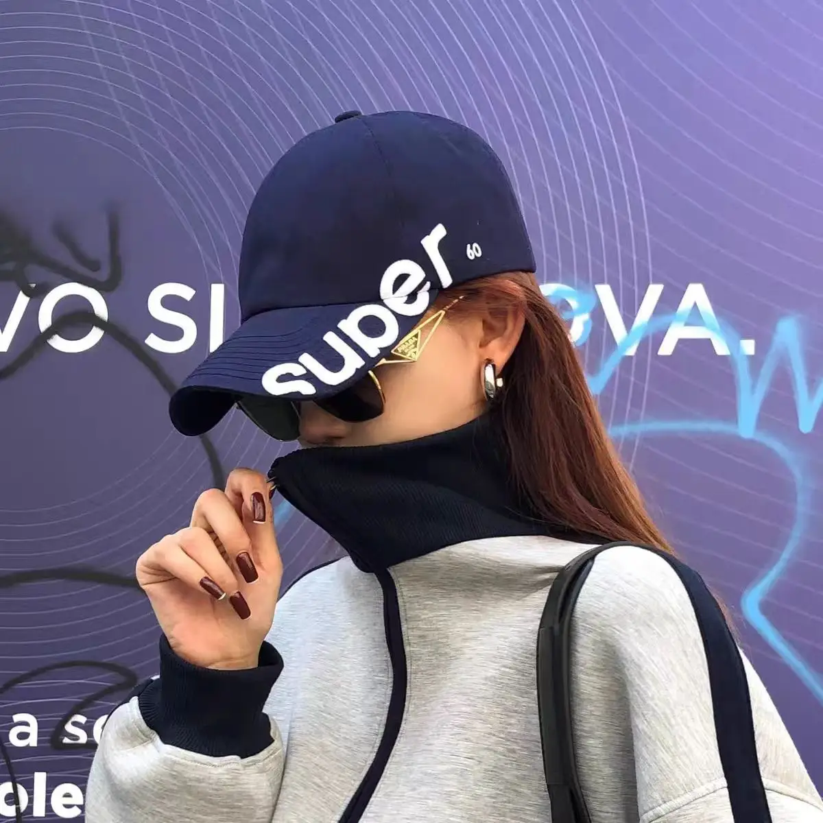 Korean Style Baseball Cap with Neck Cover for Men Women - Image 3