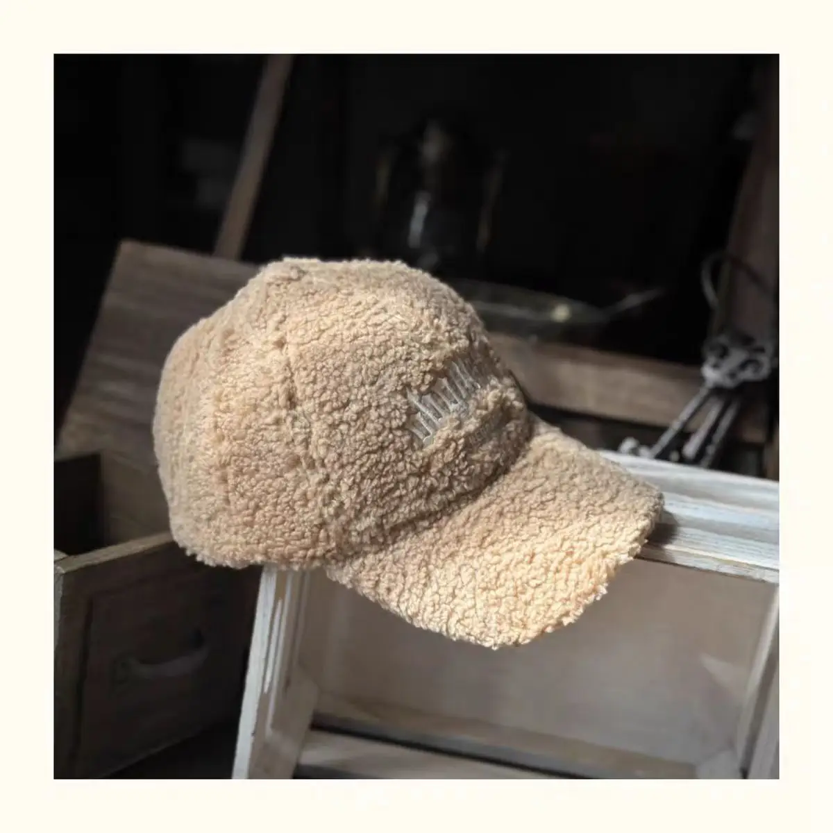 Thickened Lamb Fleece Duckbill Cap for Boys — feature 13