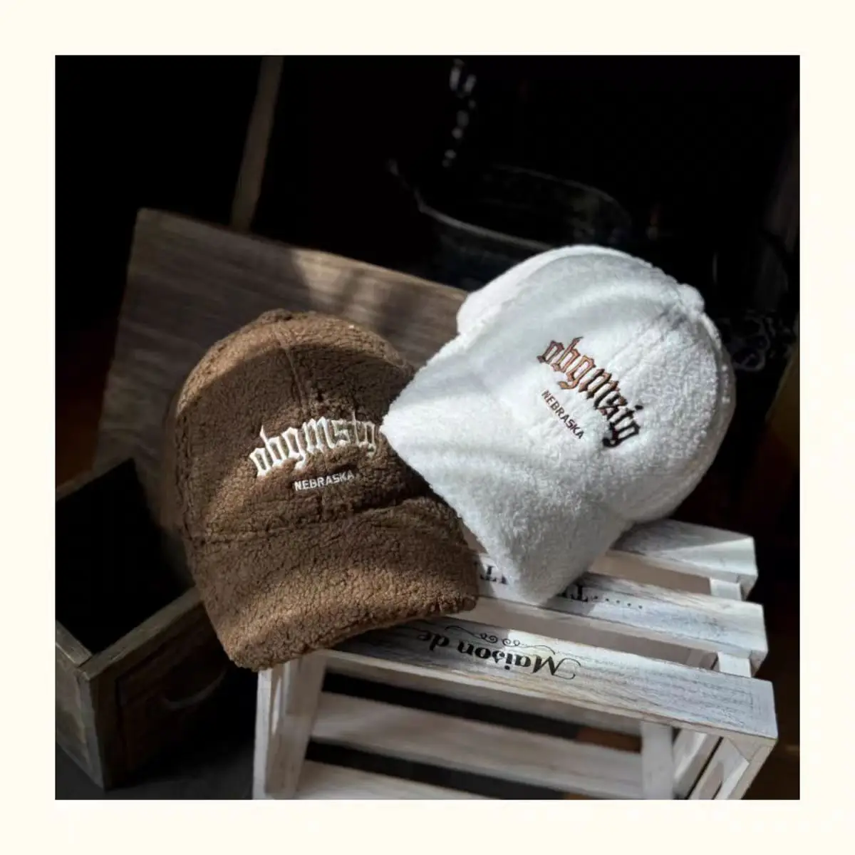Thickened Lamb Fleece Duckbill Cap for Boys — feature 2