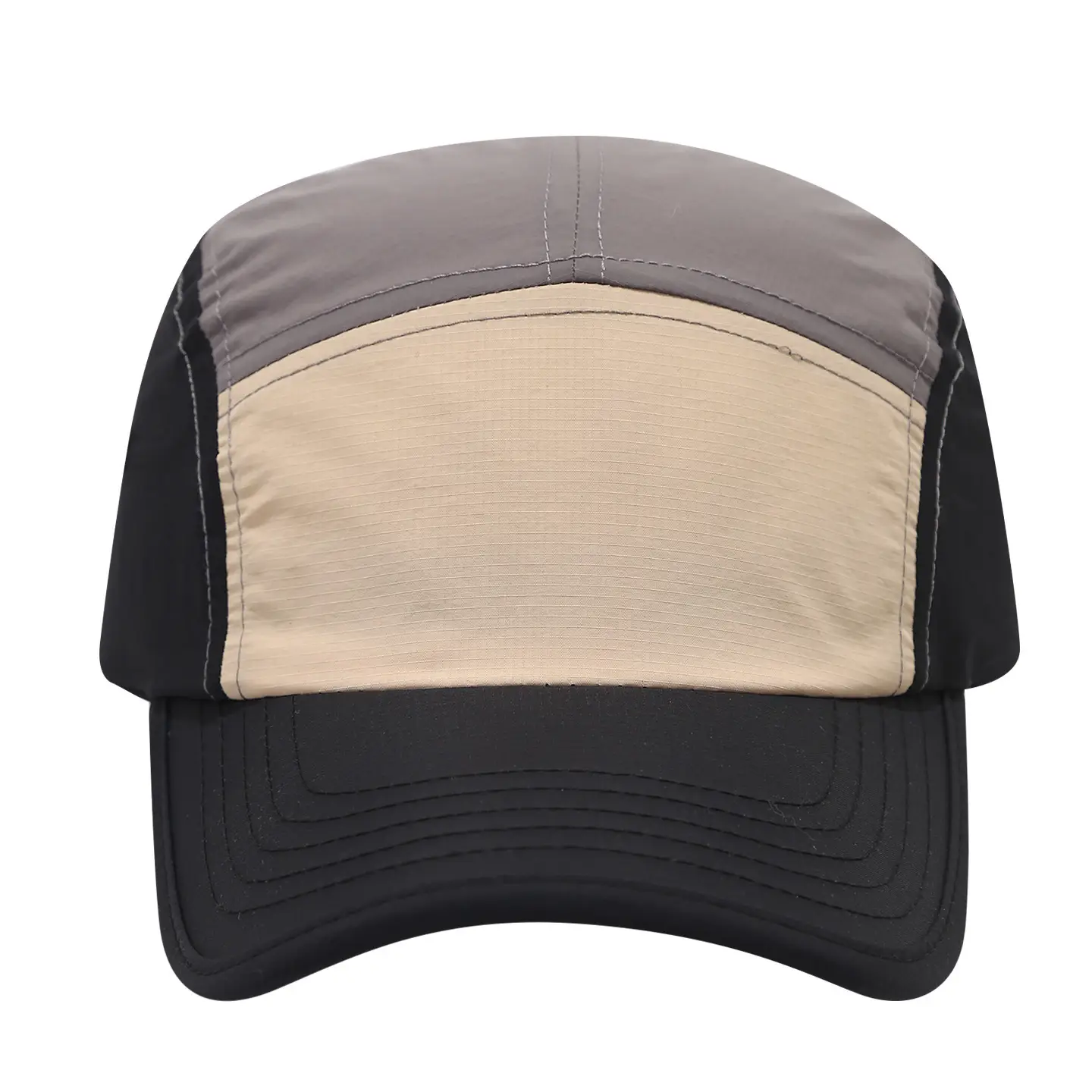 Women Summer Color-Blocking Baseball Cap Waterproof Peaked Hat - Image 8