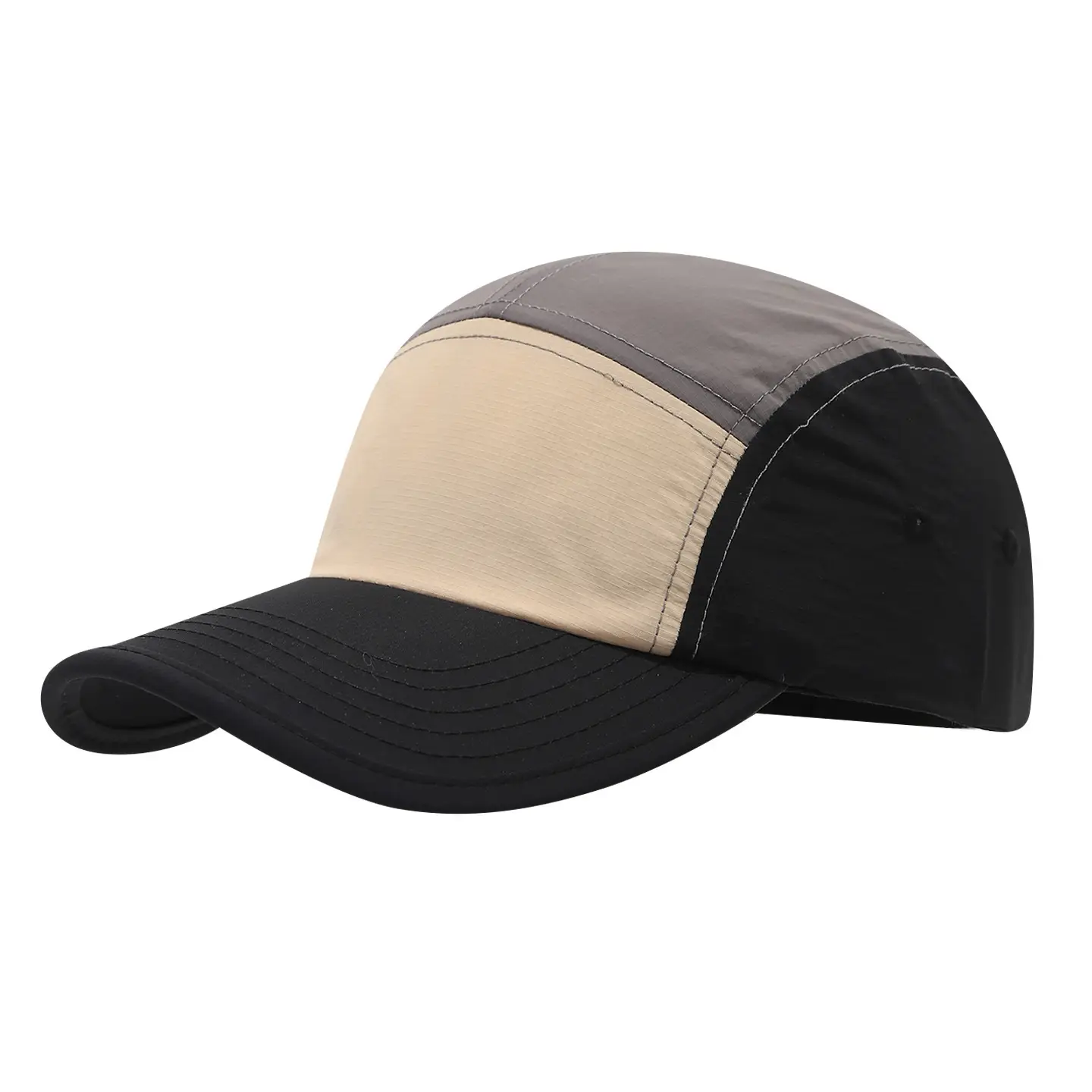 Women Summer Color-Blocking Baseball Cap Waterproof Peaked Hat - Image 9
