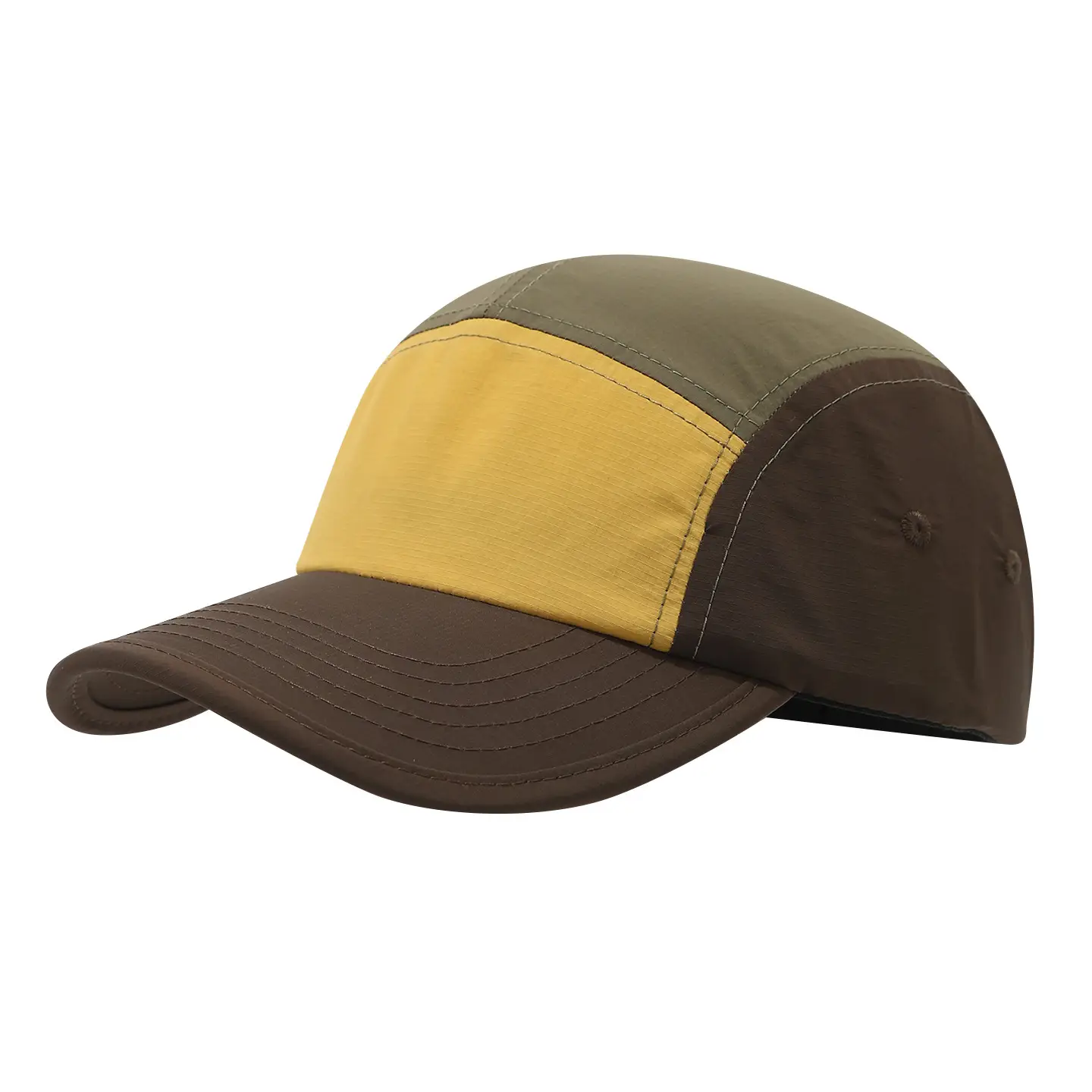 Women Summer Color-Blocking Baseball Cap Waterproof Peaked Hat - Image 3