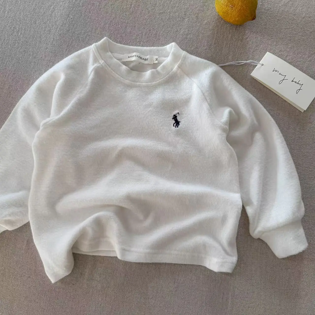 Children's Australian Velvet Long Sleeve Striped T-Shirt Set