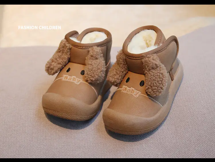 Baby Fleece Lined Snow Boots Warm Winter Kids Shoes — feature 20