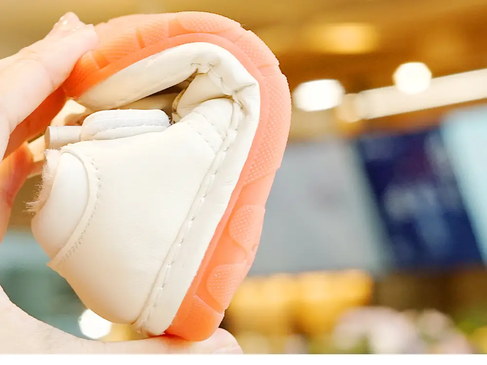 Winter Fleece Toddler Shoes Cream Orange 1-2Y — feature 2