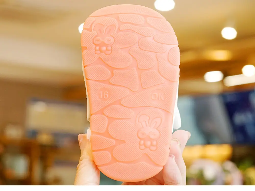 Winter Fleece Toddler Shoes Cream Orange 1-2Y — feature 3