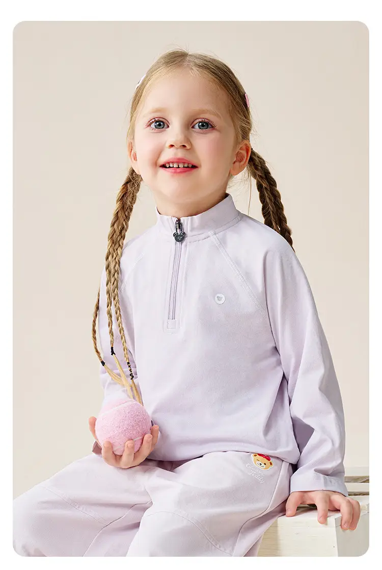 Kids Teddy Puffer Suit White 5A+ UV Protection — feature 26