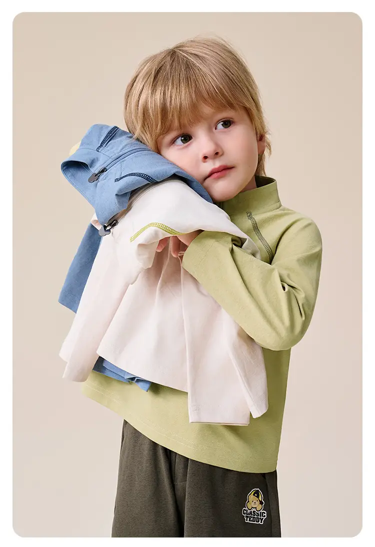 Kids Teddy Puffer Suit White 5A+ UV Protection — feature 27