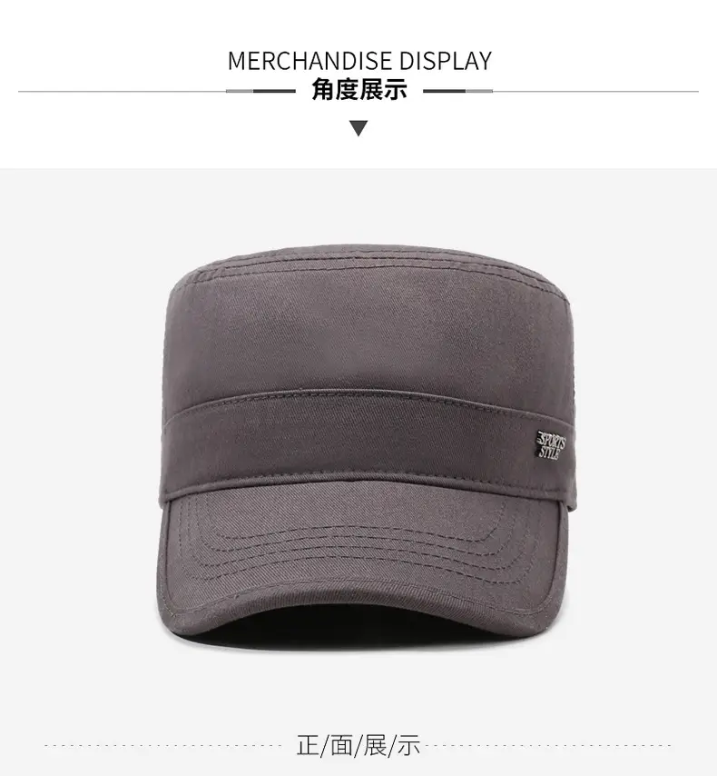 Men Sunshade Baseball Cap with Back Closure & Cap — feature 8