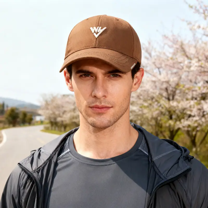 Gray Embroidered Baseball Cap for Men Women - Image 9