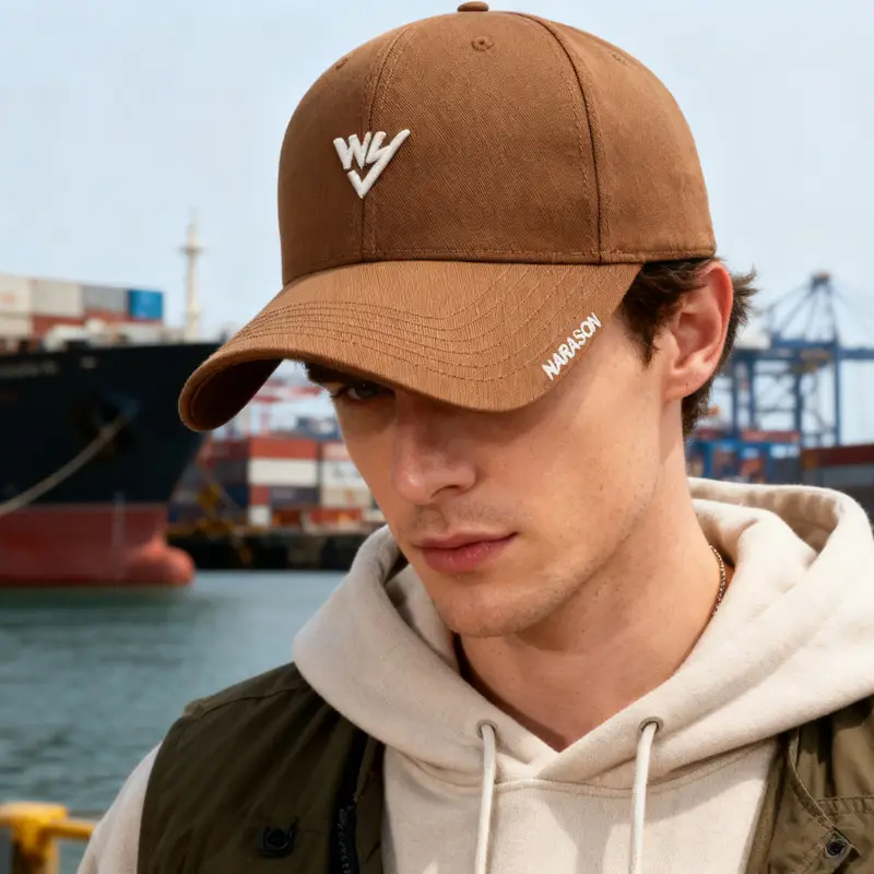 Gray Embroidered Baseball Cap for Men Women - Image 10
