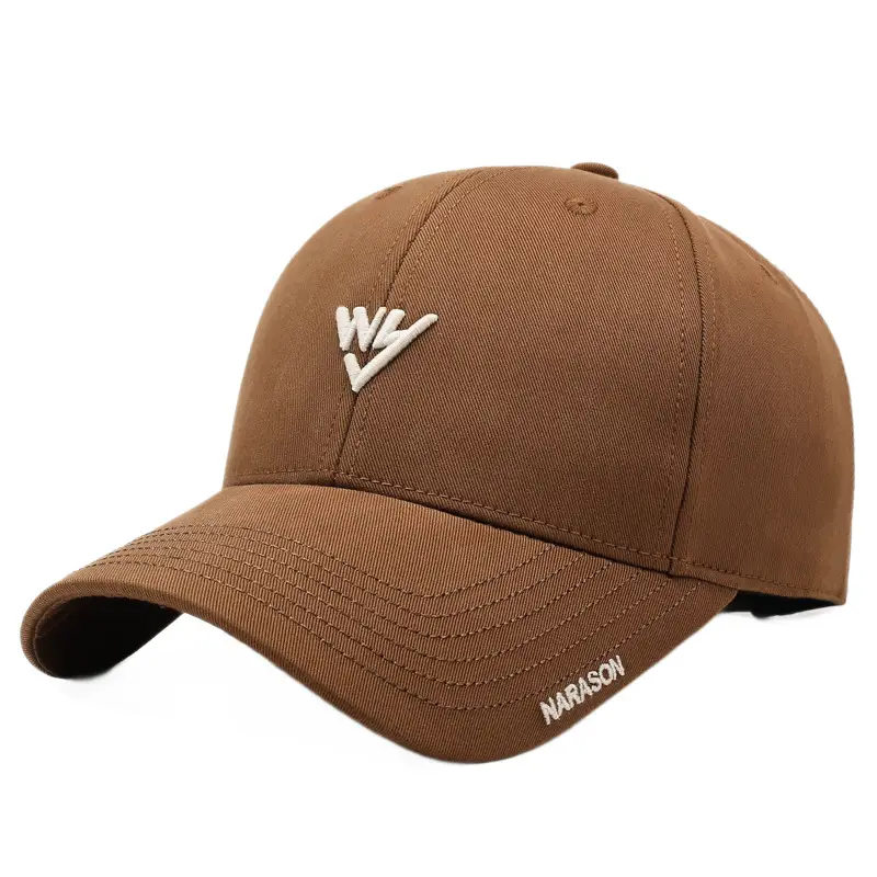 Gray Embroidered Baseball Cap for Men Women - Image 12