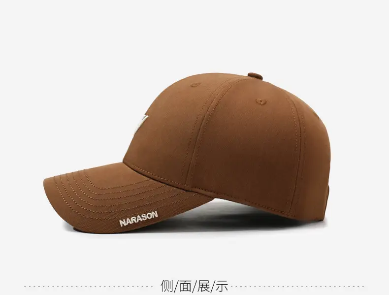 Gray Embroidered Baseball Cap for Men Women — feature 10
