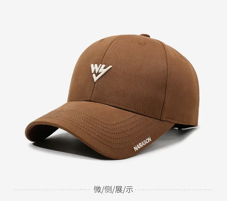 Gray Embroidered Baseball Cap for Men Women — feature 9