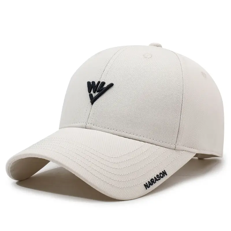 Gray Embroidered Baseball Cap for Men Women - Image 7