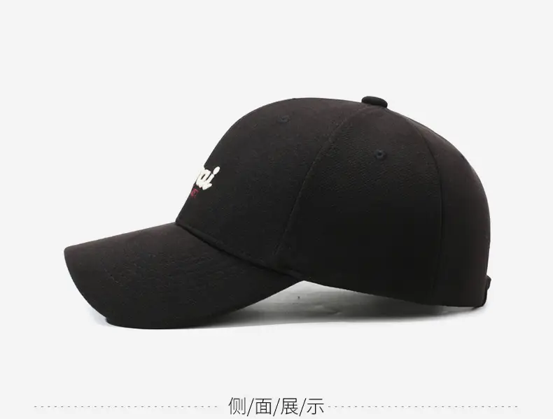 Men Embroidered Fleece Baseball Cap Winter Warm Outdoor — feature 10