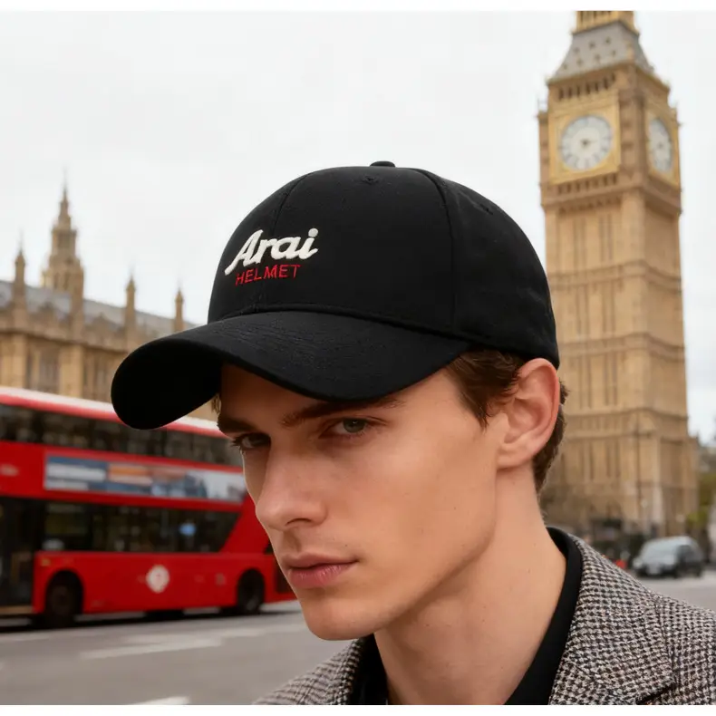 Men Embroidered Fleece Baseball Cap Winter Warm Outdoor — feature 14