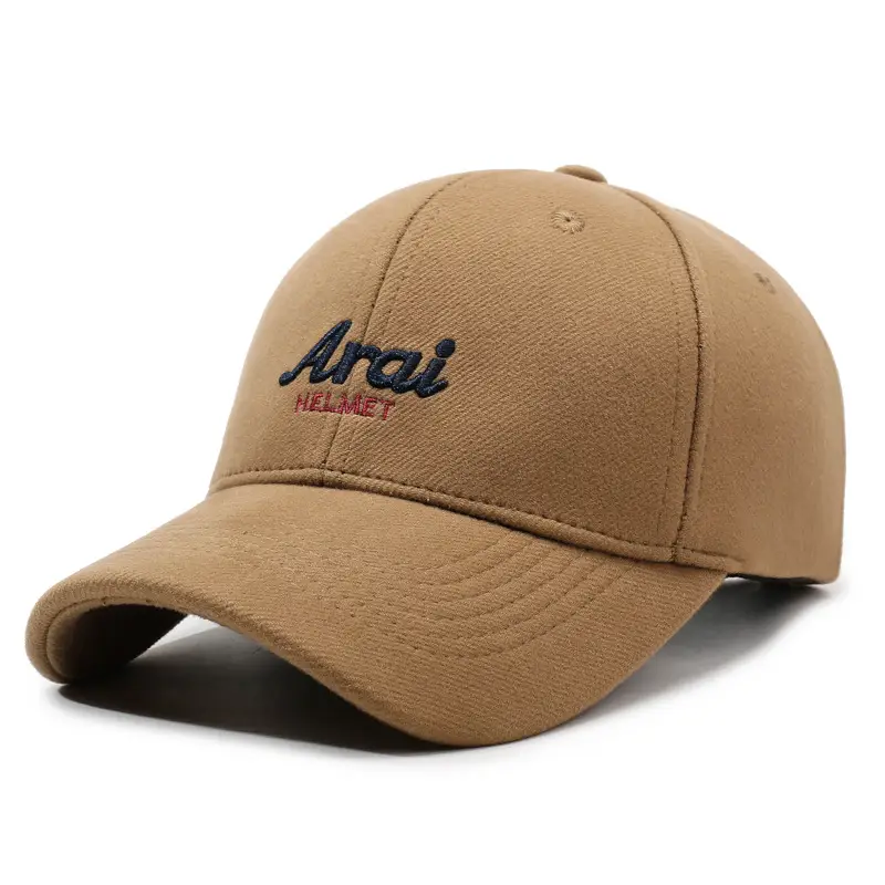 Men Embroidered Fleece Baseball Cap Winter Warm Outdoor - Image 3
