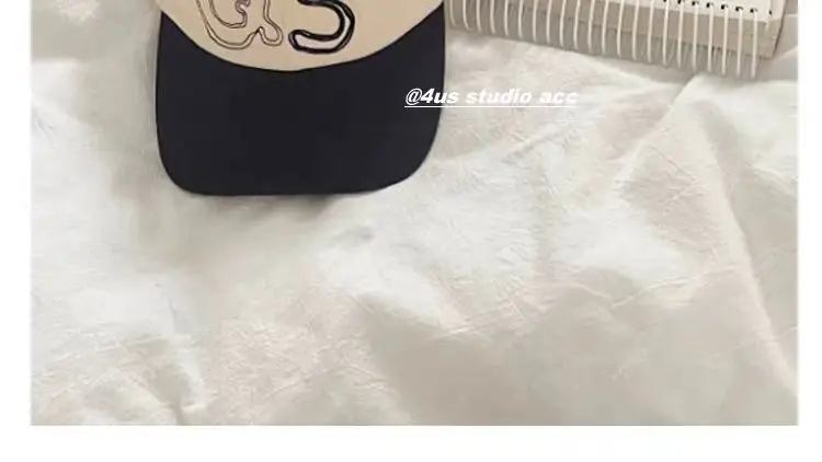 Korean Ig Blogger Same Color Baseball Cap for Men Women Curved Brim — feature 4