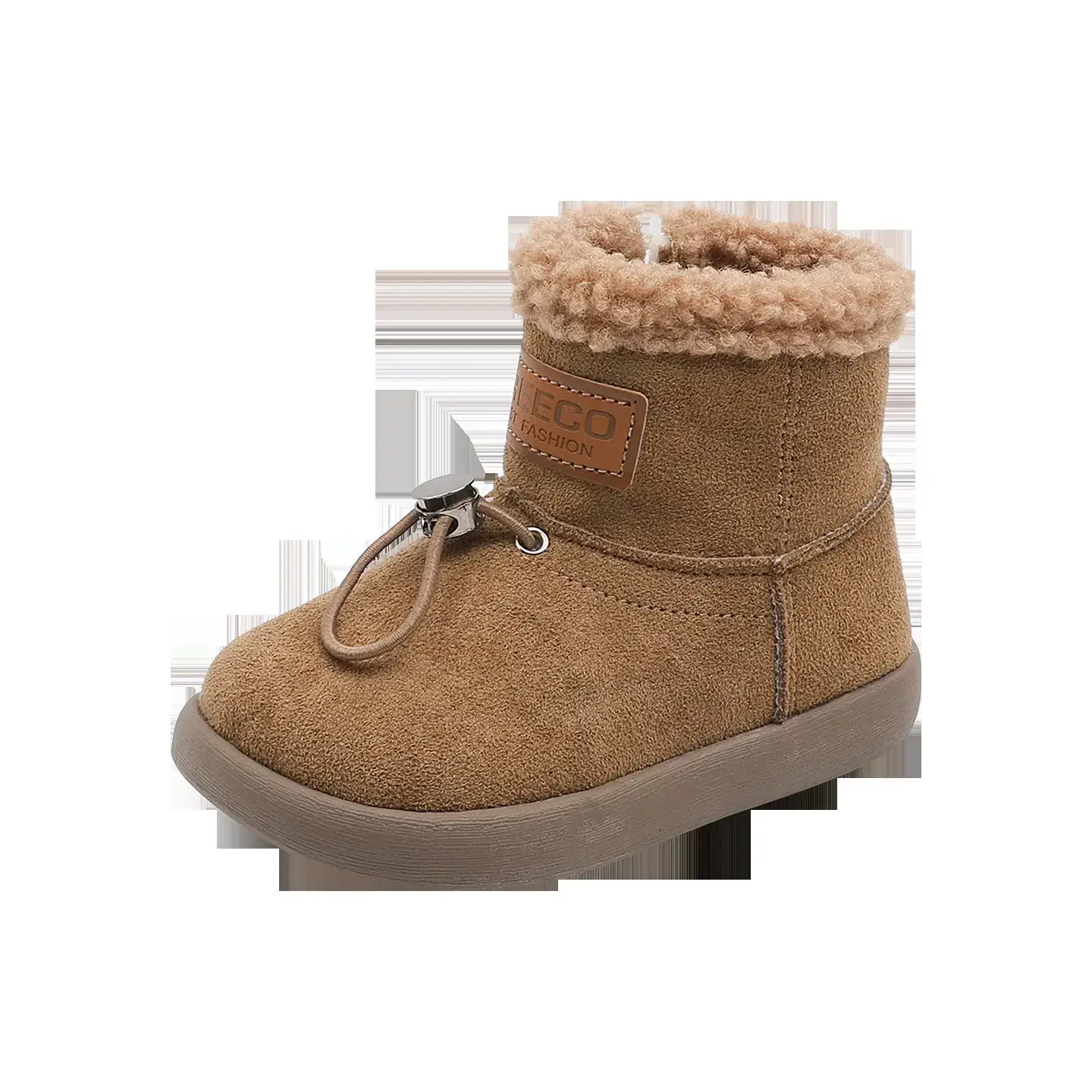 Baby Girl Fleece Lined Snow Boots with Bow